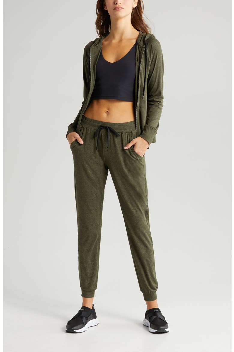 Restore Soft Lite Joggers, Alternate, color, OLIVE NIGHT