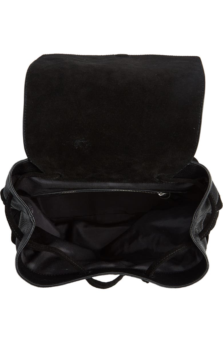 rag & bone Pilot Suede & Leather Backpack, Alternate, color,