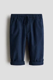 H&M Cotton Roll-up Trousers