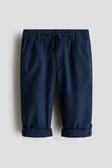 H&M Cotton Roll-up Trousers
