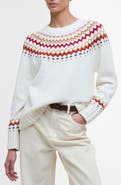 Barbour Tidal Fair Isle Cotton & Wool Blend Sweater
