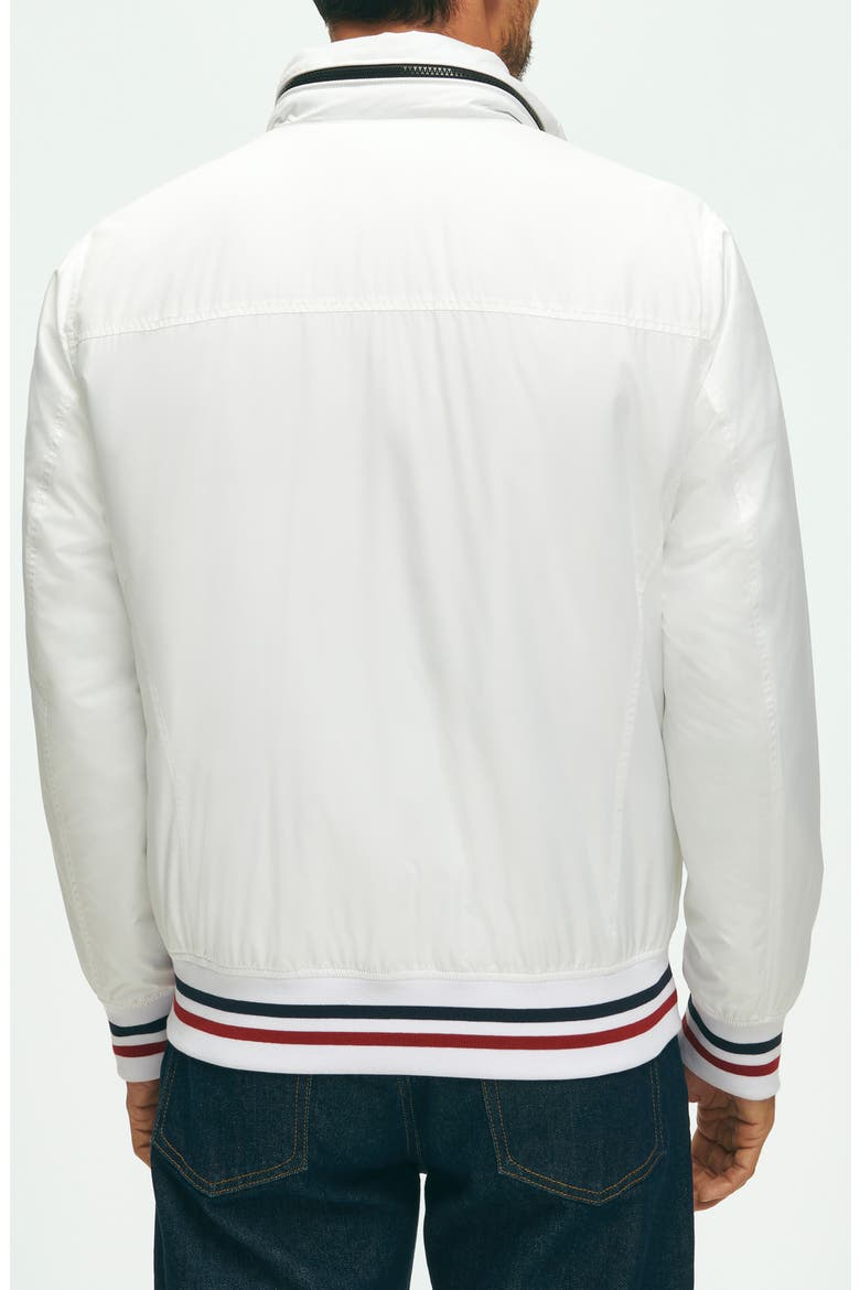 Water Repellent Windbreaker Jacket with Hood, Alternate, color, WHITE
