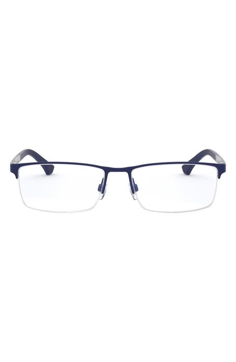 53mm Half Rim Optical Glasses
