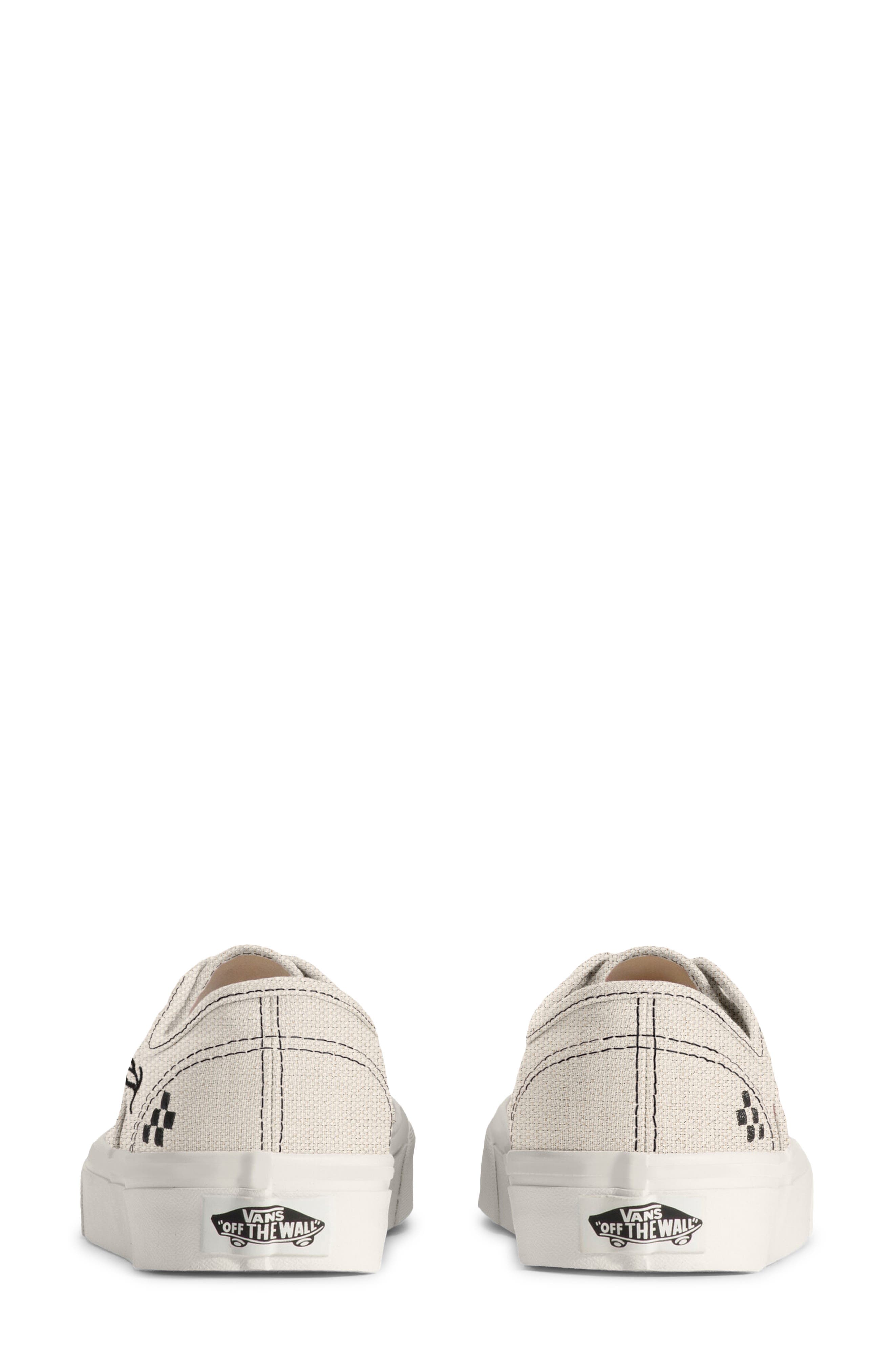 Gender Inclusive Authentic Sneaker, Alternate, color, CREME BLACK