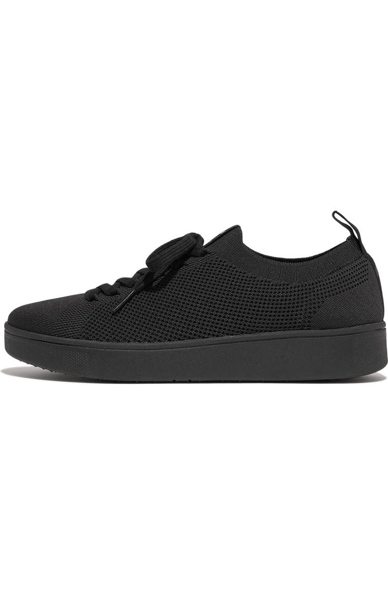 FitFlop Rally Knit Sneaker, Alternate, color, All Black