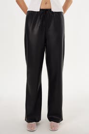 LAMARQUE FAITH | Faux Leather Relaxed Pant