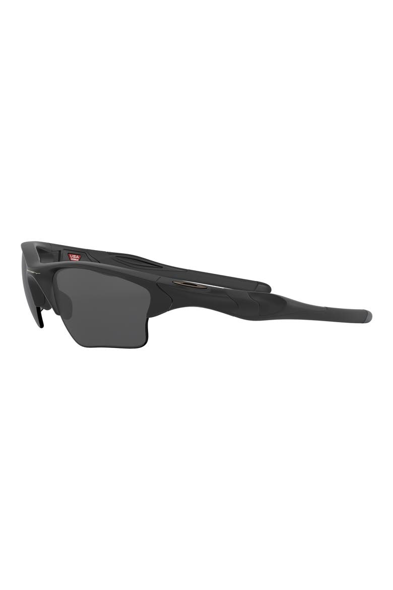 Half Jacket 2.0 XL 62mm Oversize Irregular Sunglasses, Alternate, color, BLACK