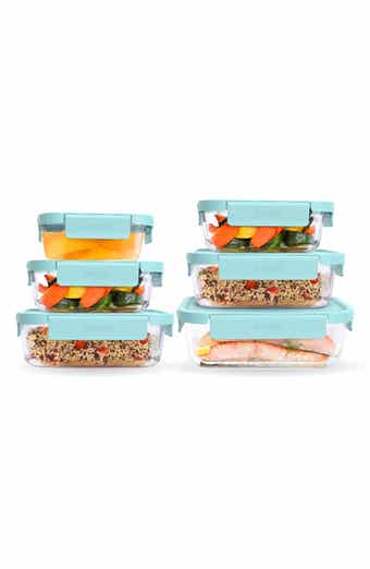 12-Piece Leak Proof Glass Food Storage Set