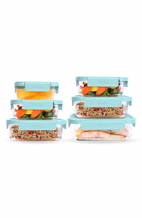12-Piece Leak Proof Glass Food Storage Set