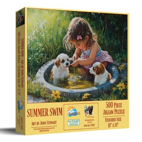 Summer Swim 500 piece Jigsaw Puzzle for Adults