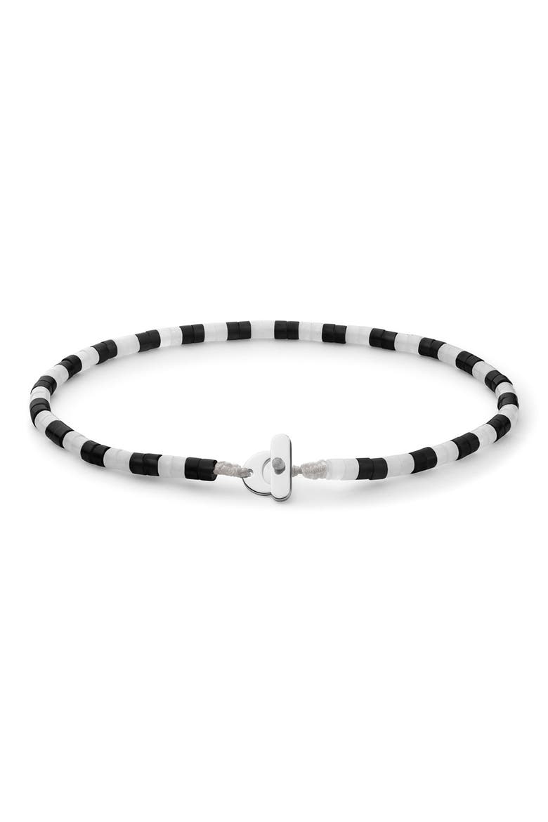 Men's Kai Onyx & Moonstone Bracelet, Main, color, STERLING SILVER/ ONYX