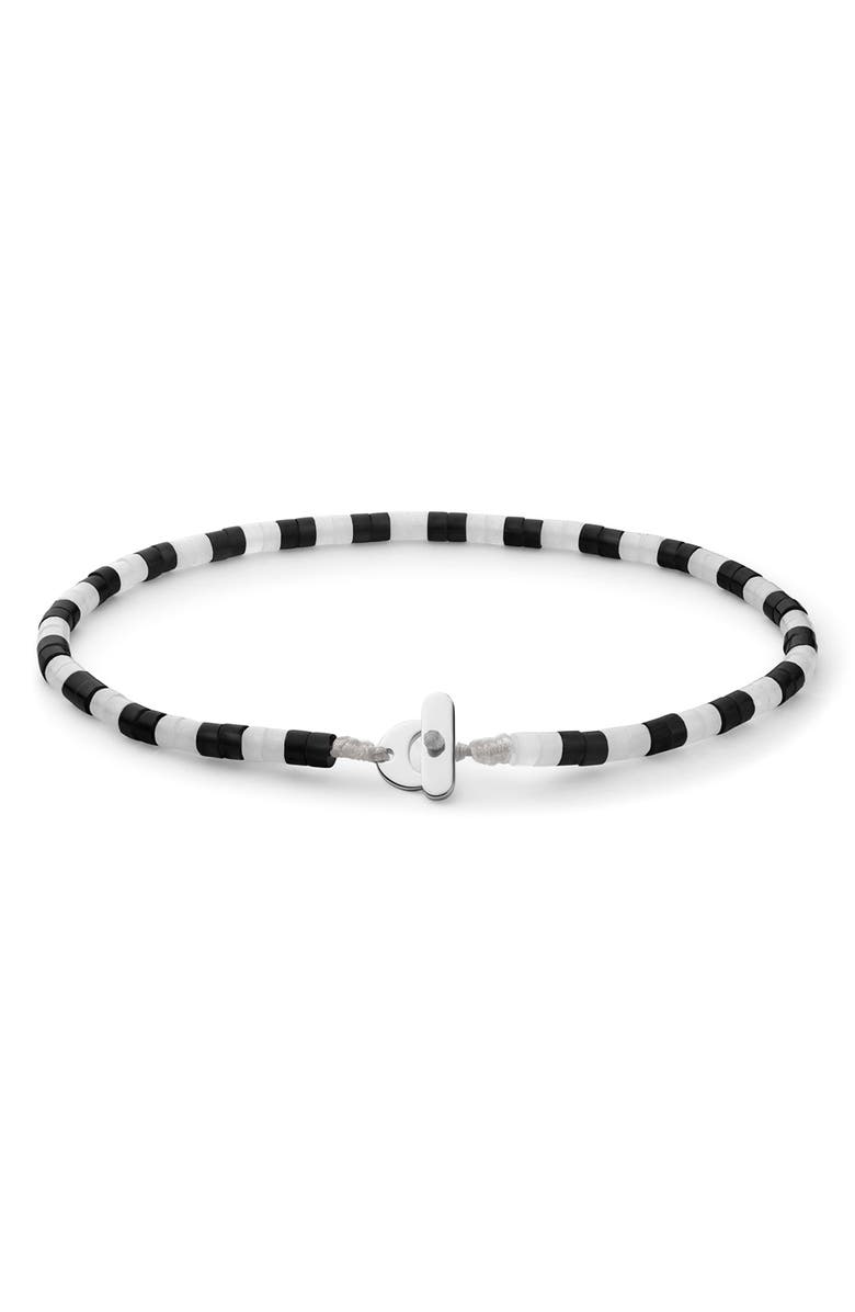 Miansai Men's Kai Onyx & Moonstone Bracelet, Main, color,