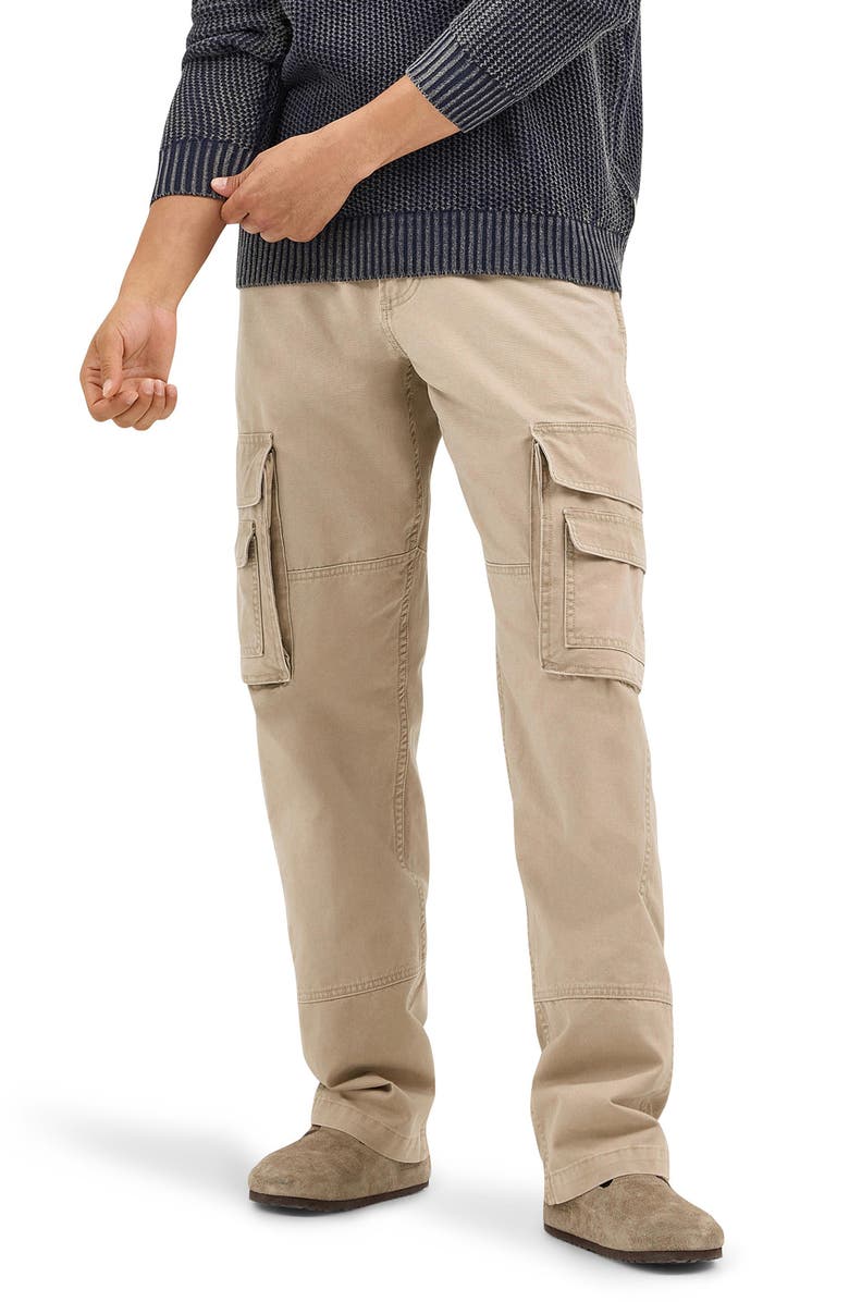 Wrangler Casey Jones Stretch Canvas Cargo Pants, Main, color, Kelp