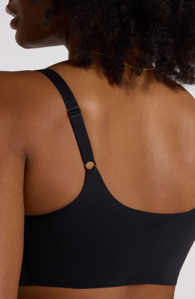 Evelyn & Bobbie Structured Scoop Shaper Bra, Alternate, color, Black