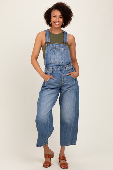 Barrel Leg Overalls