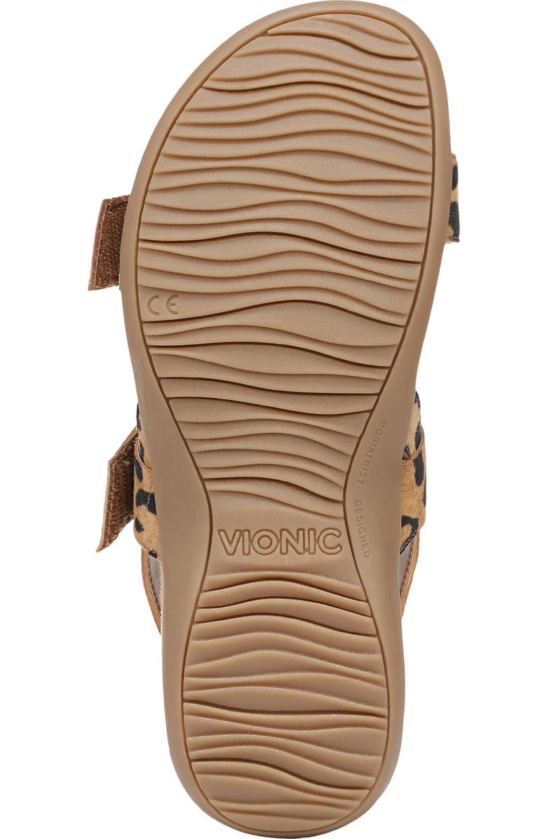 Vionic Reese Sandal, Alternate, color, Tan Leopard