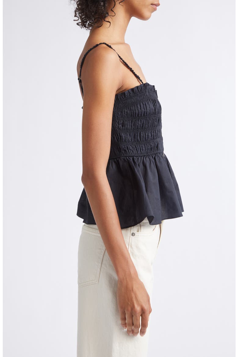 Tullia Smock Top, Alternate, color, BLACK