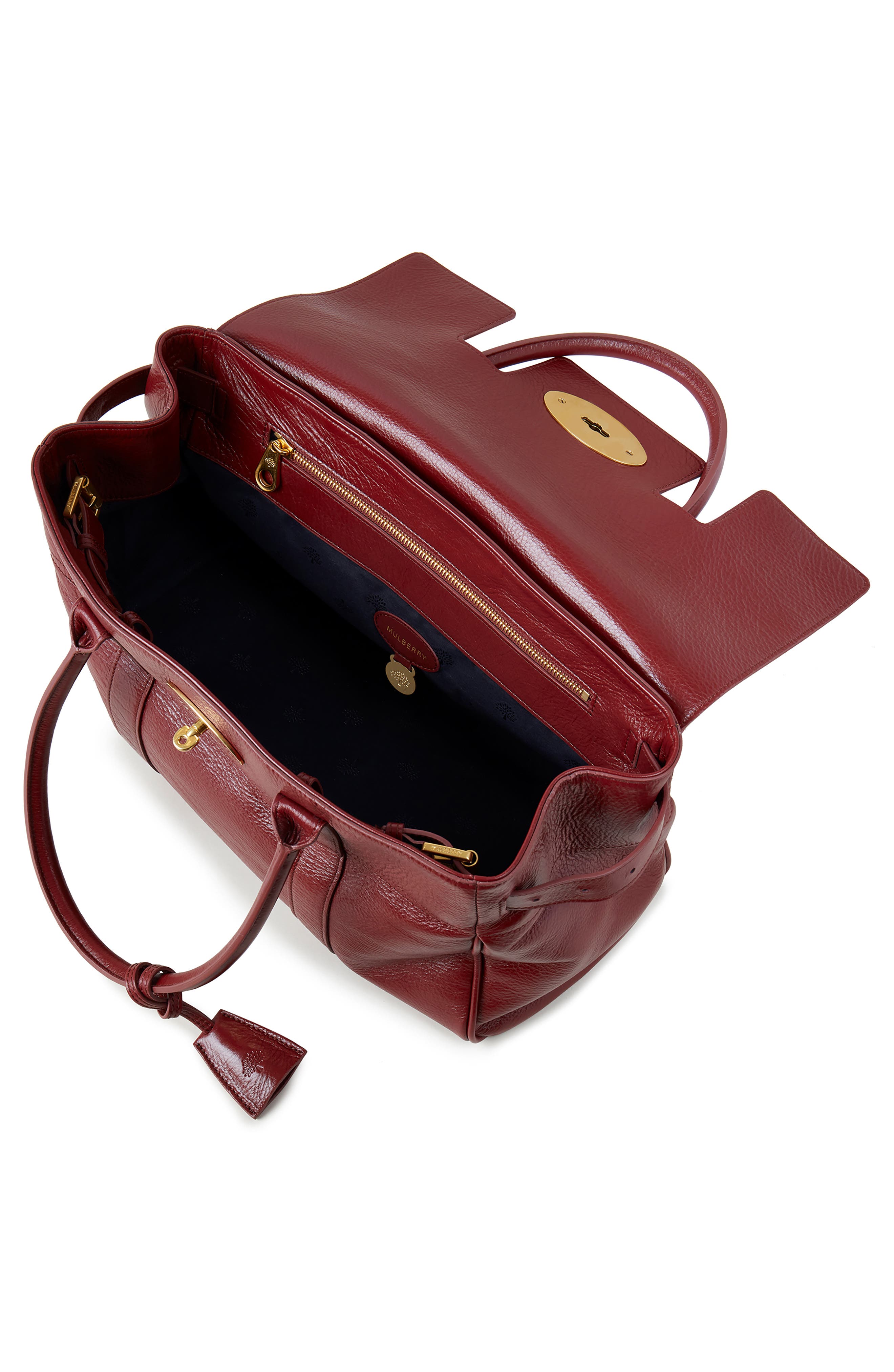 Mulberry Bayswater Leather Satchel, Alternate, color, 