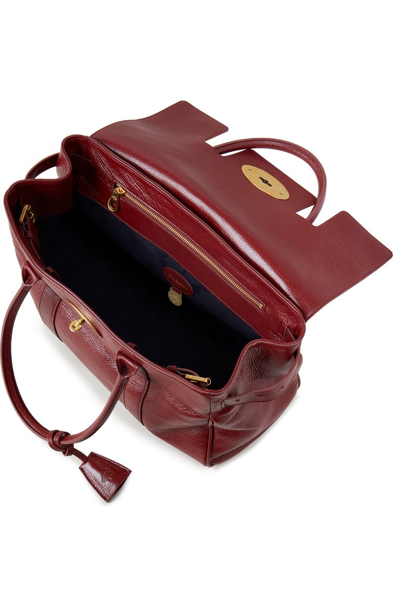 Mulberry Bayswater Leather Satchel, Alternate, color,