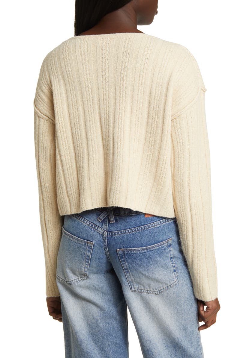 BP. Relaxed Cozy Crop Sweater, Alternate, color, 