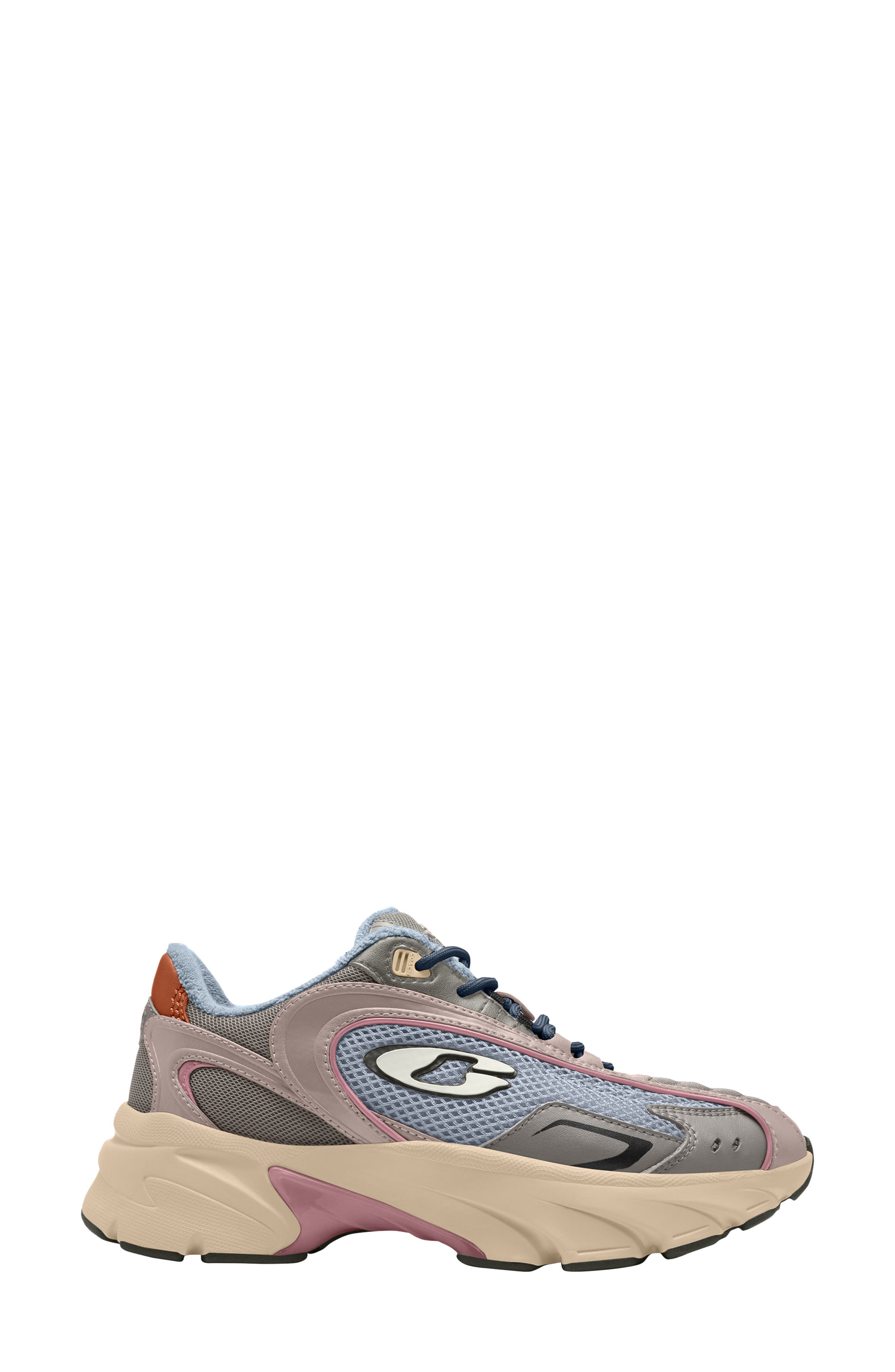 COACH Bolt Runner Sneaker, Alternate, color, Light Denim Multi