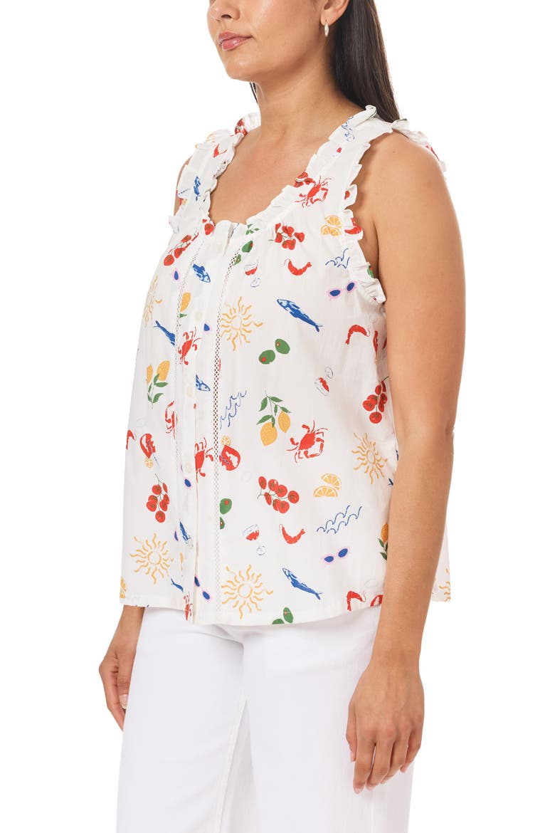Katina Cotton Tank Top, Alternate, color, SUGAR SWIZZLE CONVERSATIONAL
