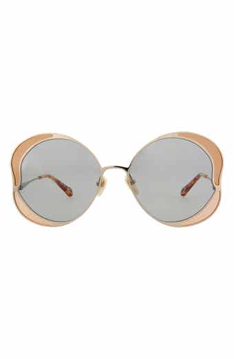 Chloé 60mm Oversize Round Sunglasses