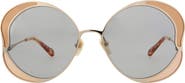 Chloé 60mm Oversize Round Sunglasses