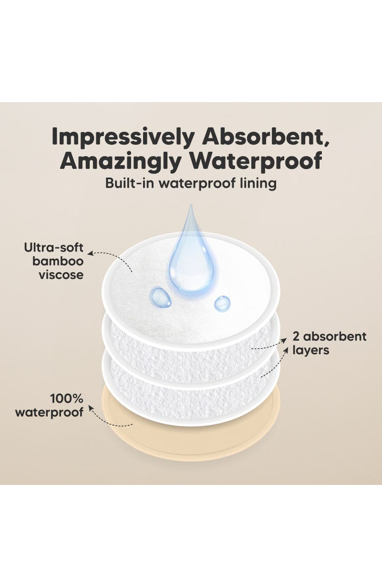 KeaBabies Soothe Nursing Pads, Alternate, color, Bare Beige