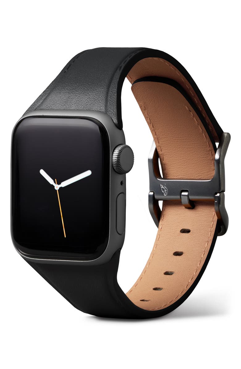 Bellroy Small Classic Apple Watch<sup>®</sup> Watchband, Main, color, Black