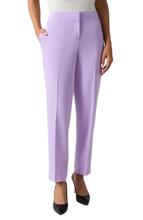 Kasper Slim Pants In Lavender Mist
