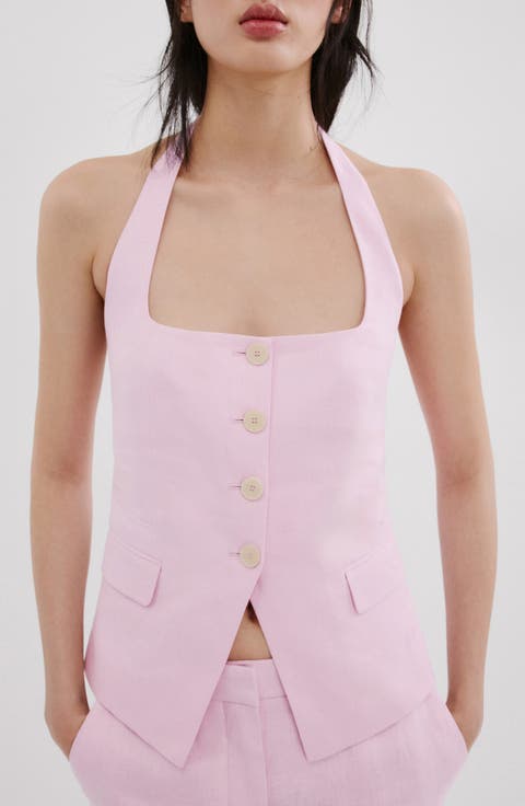 Linen Suit Waistcoat (Regular & Plus)