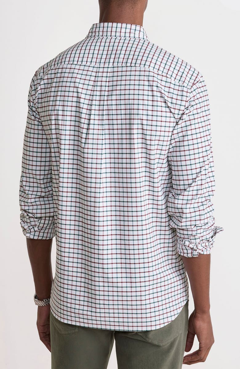 vineyard vines Quidnet Check Button Down Shirt, Alternate, color, Charleston Green