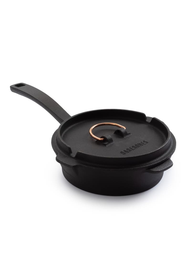 6-Inch All-in-One Cast Iron Skillet, Main, color, MATTE BLACK