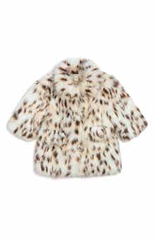 Reese Leopard Faux Fur Coat