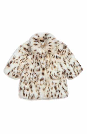 Reese Leopard Faux Fur Coat
