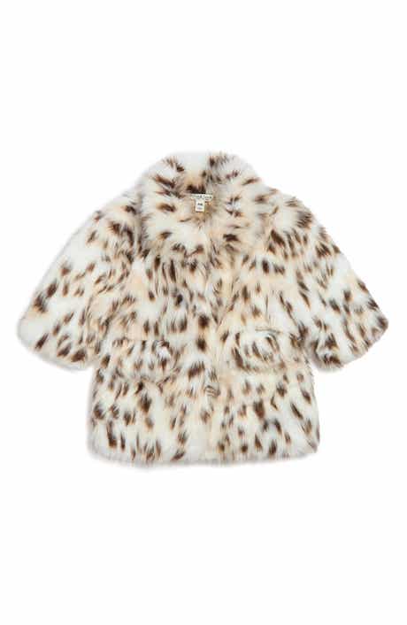 Reese Leopard Faux Fur Coat