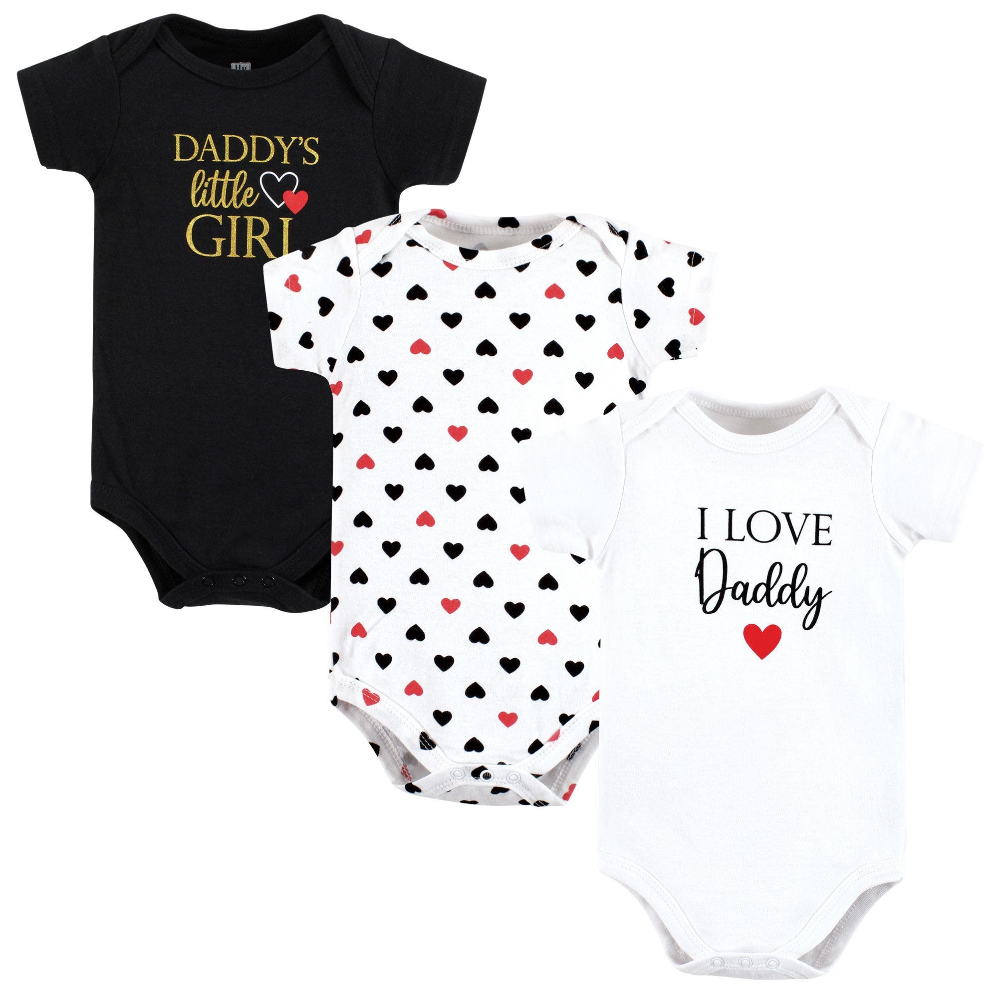 Girl Daddy Red Black 3Pk