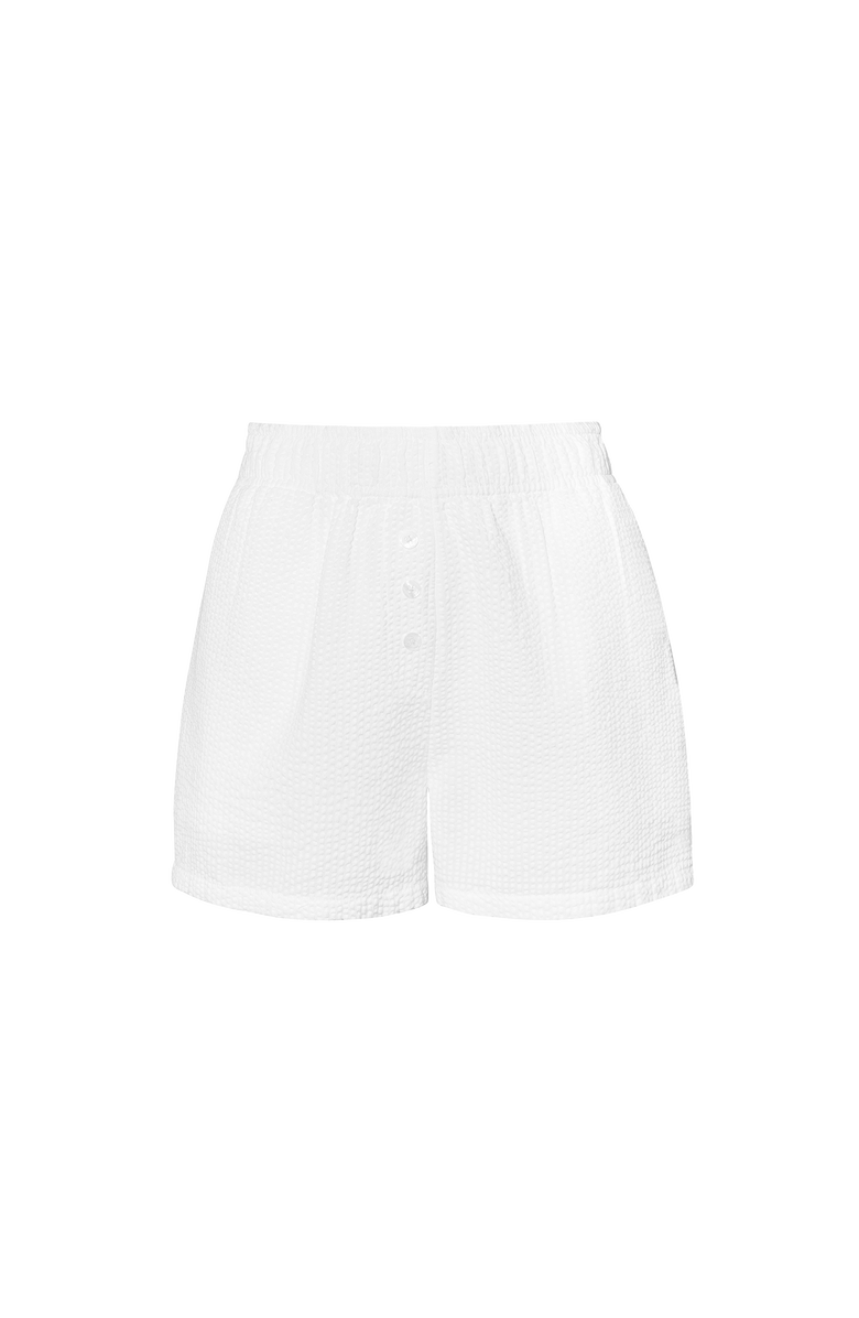 Nudea The Seersucker Button Boxer Short, Alternate, color, White