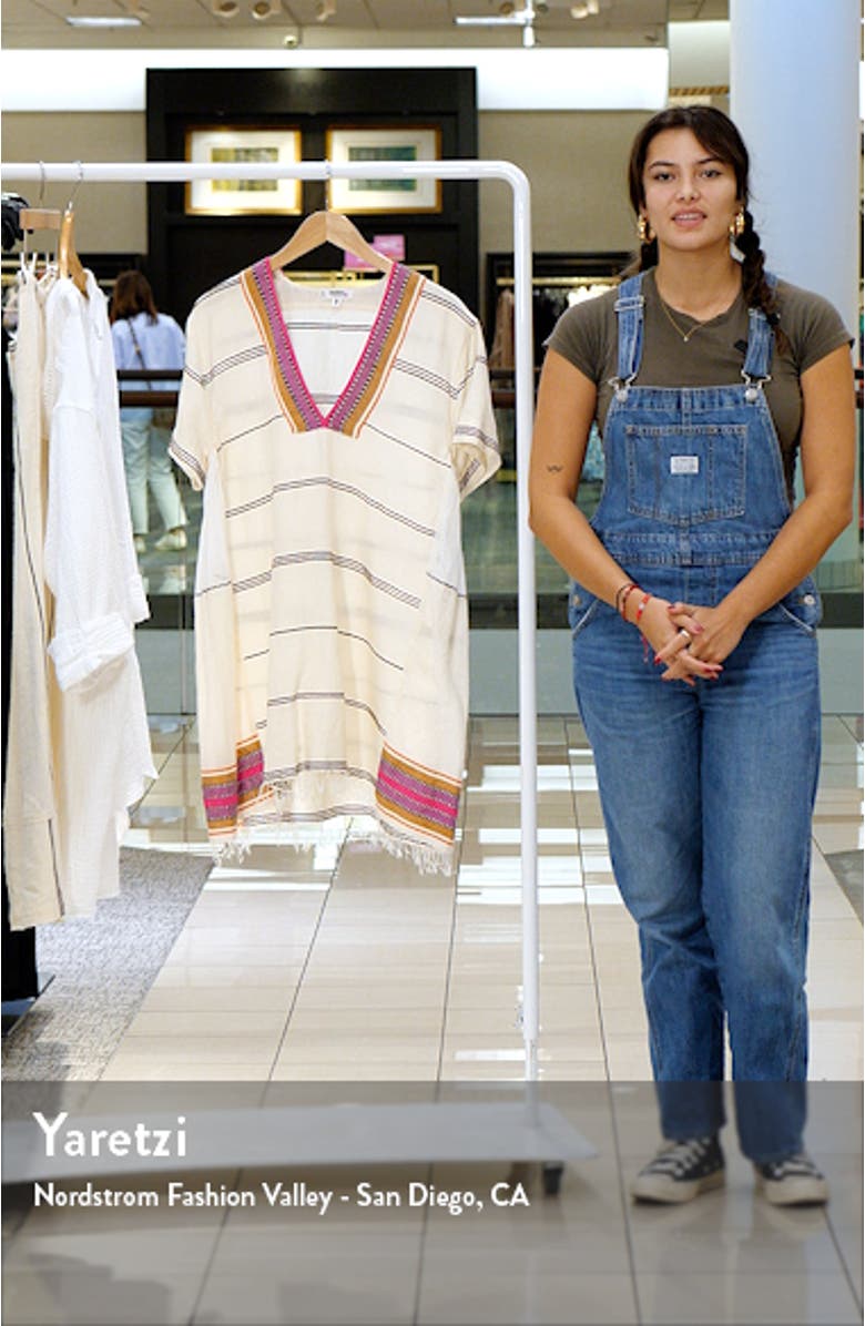 Amina Cotton Blend Cover-Up Caftan, sales video thumbnail