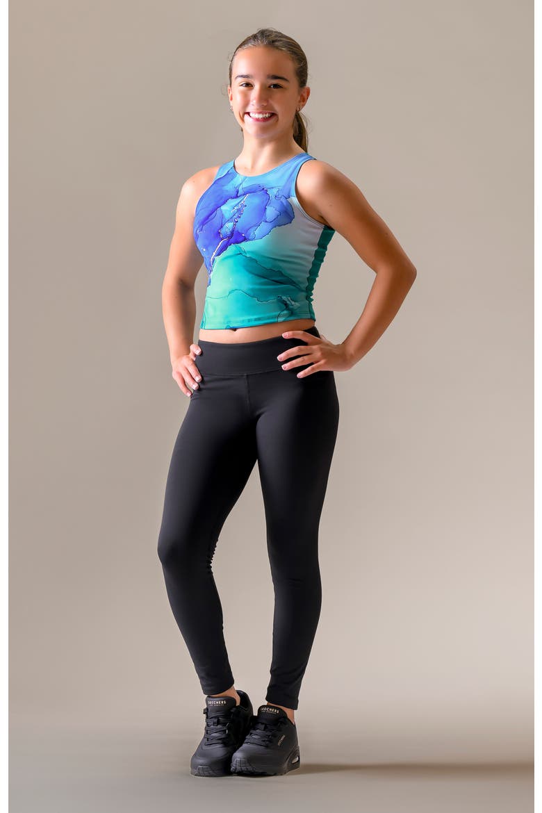 High Waisted Performance Legging, Alternate, color, Black