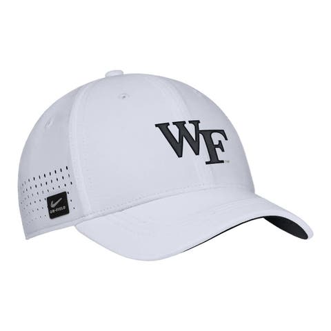 Men's Nike White Wake Forest Demon Deacons 2025 On-Field Performance Flex Hat