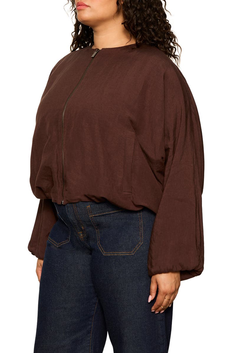 Sanctuary Linen Blend Bubble Jacket, Alternate, color,