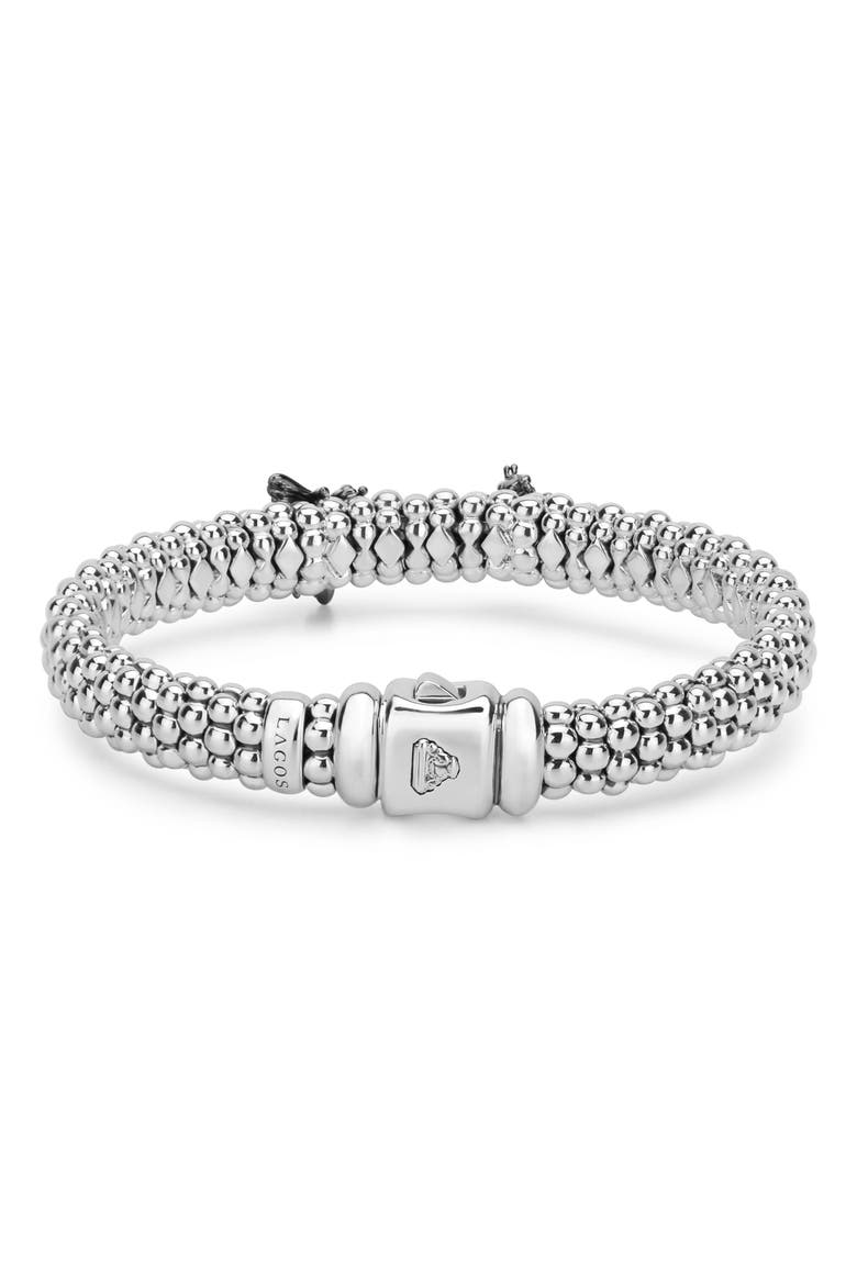 Rare Wonders - Honeybee Caviar Beaded Bracelet, Alternate, color, SILVER/ GOLD