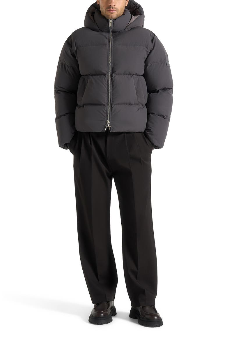 Eric 2-in-1 Puffer/Gilet Jacket, Alternate, color, Dark Grey