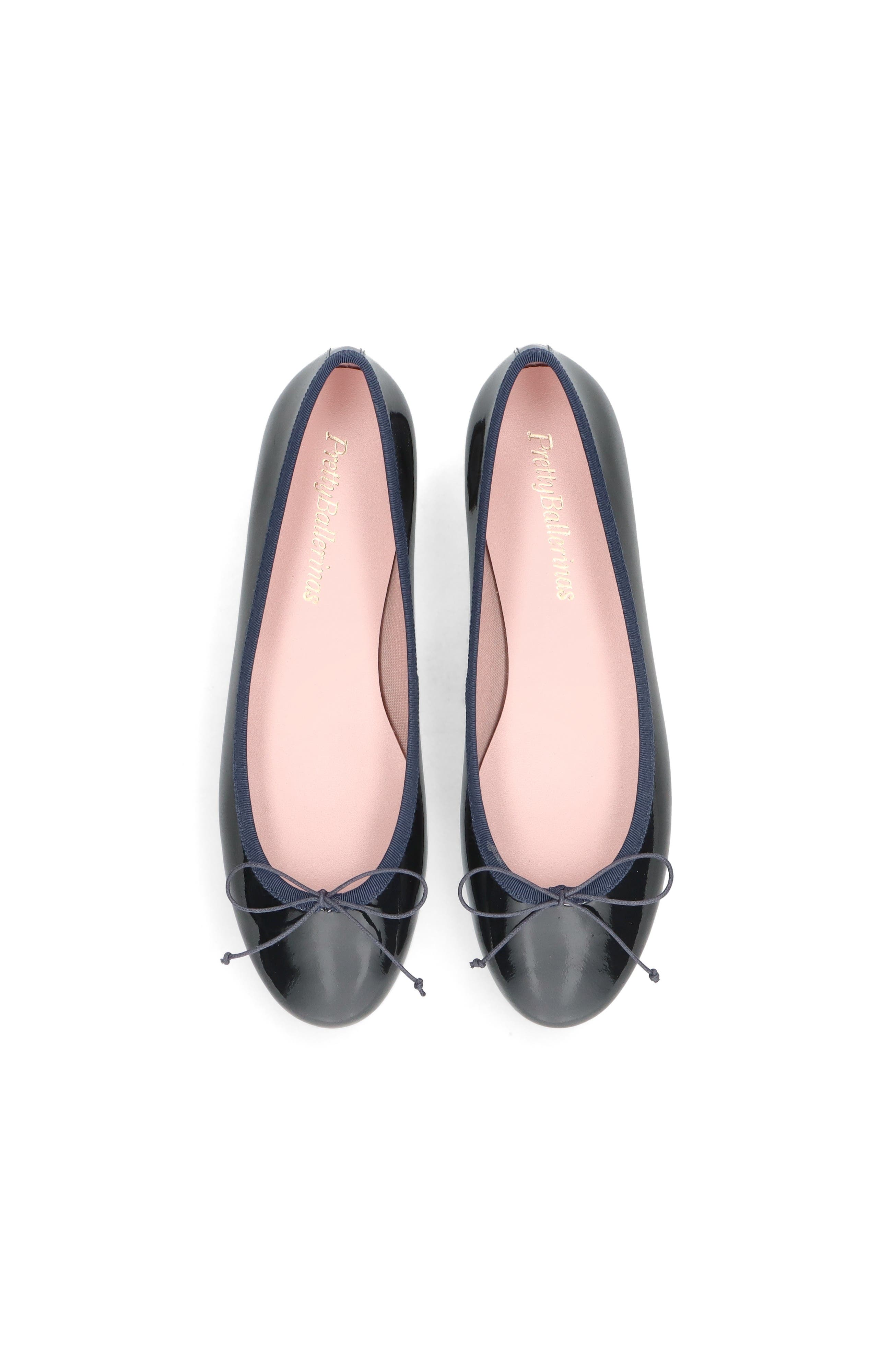 Pretty Ballerinas Round Toe Patent Ballet Flat, Alternate, color, Blue