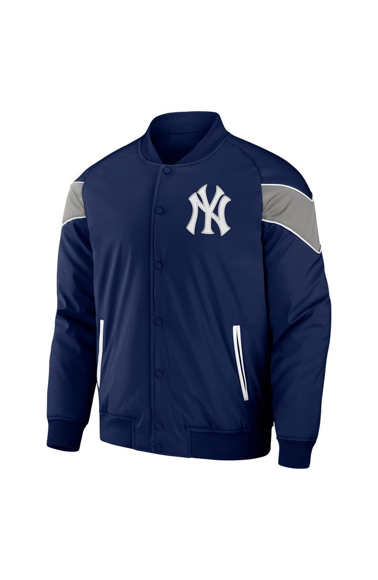 Darius Rucker Collection by Fanatics Men's Darius Rucker Collection by Fanatics Navy New York Yankees Baseball Raglan Full-Snap Jacket, Alternate, color, 