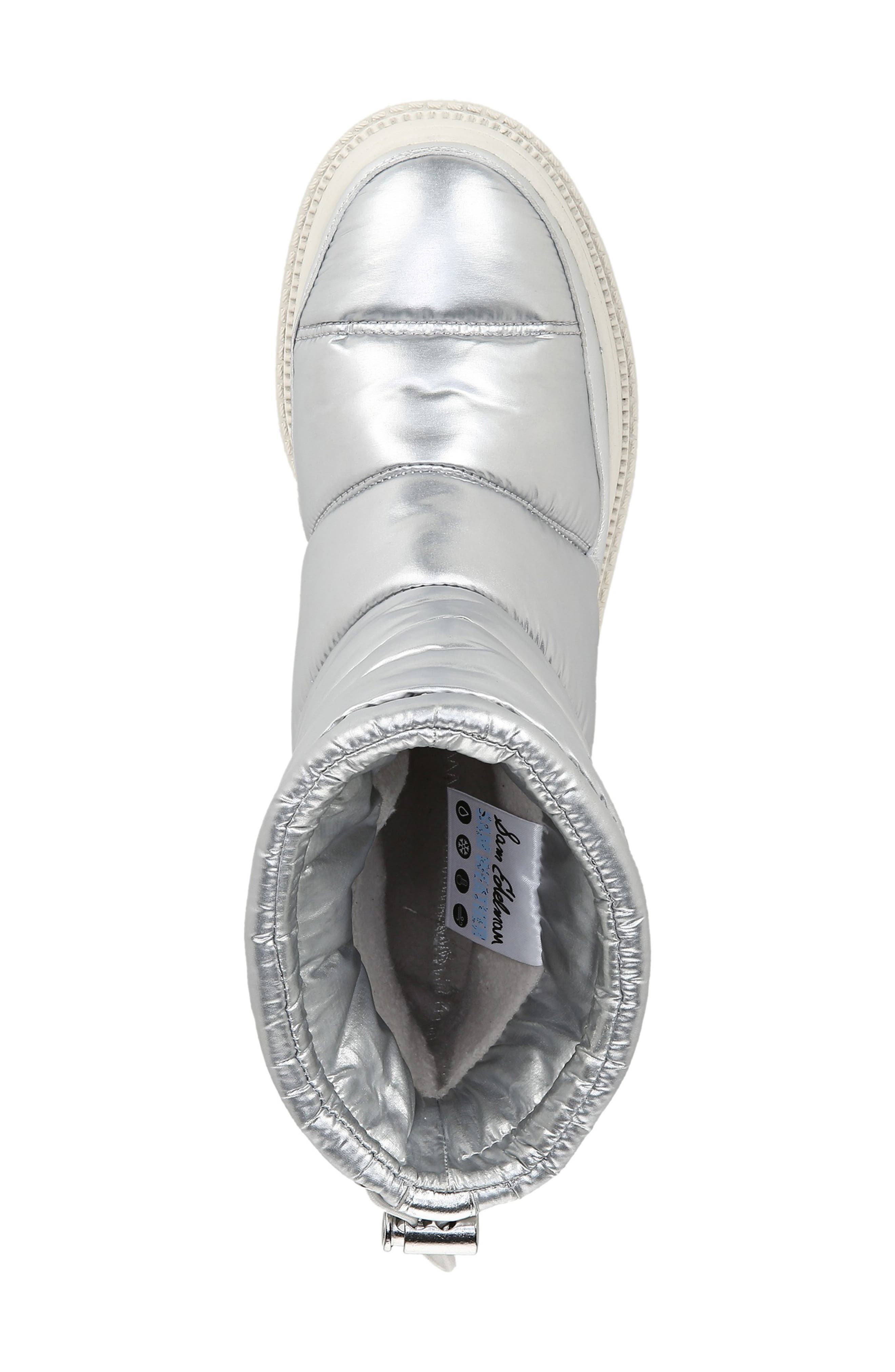 Carlton Waterproof Boot, Alternate, color, SOFT SILVER FABRIC