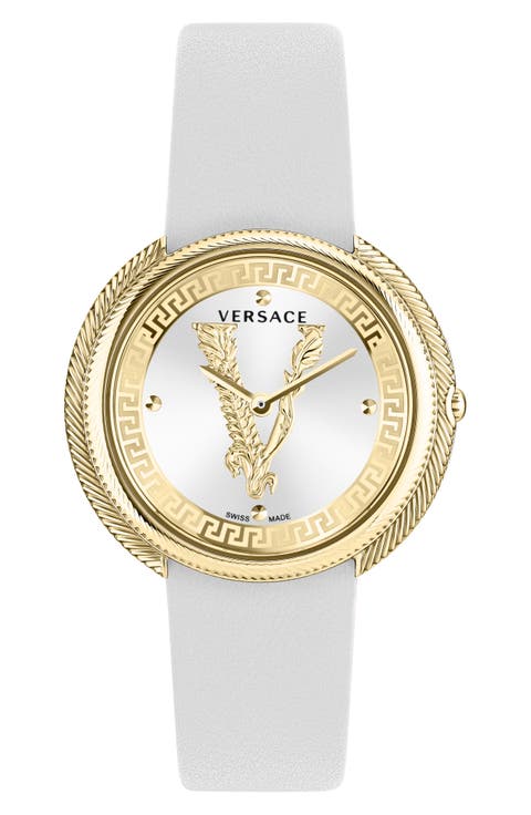 V-Neck Hardware One-Piece Swimsuit