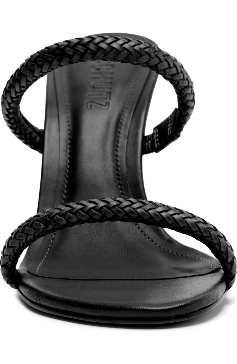 Schutz Taliah Woven Strap Slide Sandal, Alternate, color,